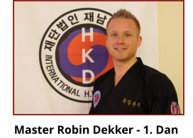 Master Robin Dekker - 1. Dan